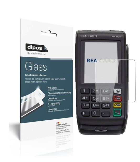1x 9H Schutzfolie für REA CARD T9 pro Terminal Panzerfolie
