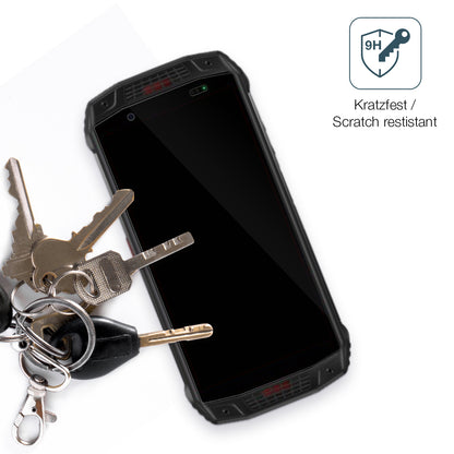 dipos Displayschutz für Ulefone Armor 15, transparente Oberfläche, perfekte Passform auch für die Rundungen
