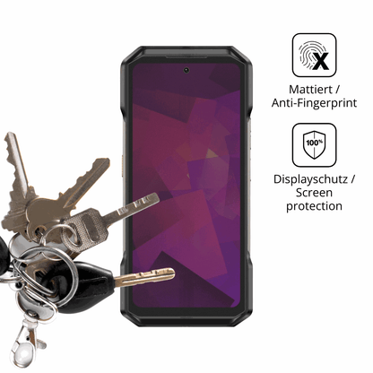 dipos Displayschutz für Ulefone Armor 27T Pro Plus, mattierte Oberfläche, Blickschutzfilter und perfekter Passform