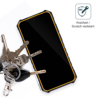 dipos Displayschutz für Ulefone Armor X13 Outdoor, transparente Oberfläche, perfekte Passform auch für die Rundungen