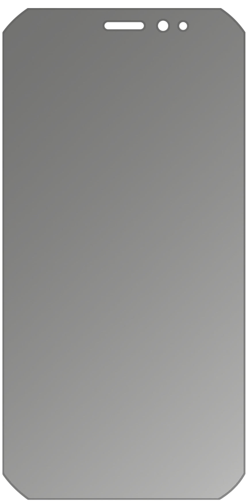 dipos Displayschutz für Ulefone Armor X7 Pro, mattierte Oberfläche, Blickschutzfilter und perfekter Passform