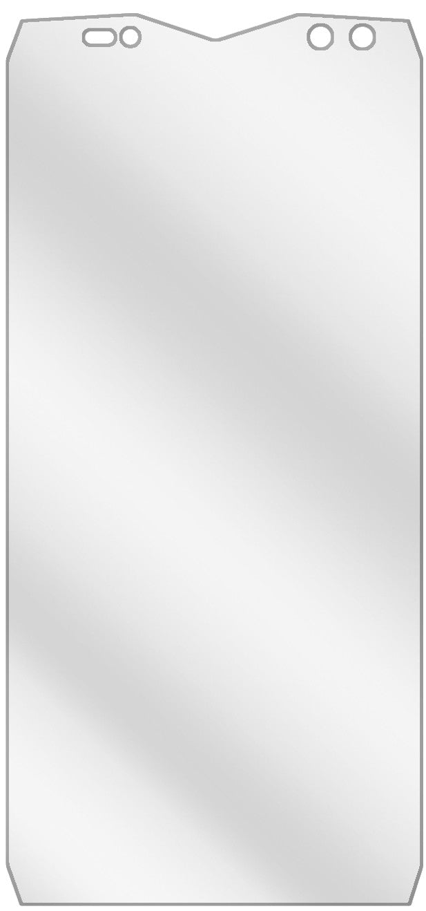 dipos Displayschutz für Ulefone Power 5, transparente Oberfläche, geringe Dicke und perfekte Passform