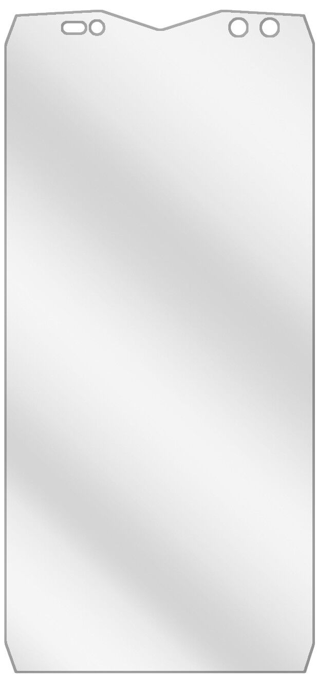 dipos Displayschutz für Ulefone Power 5, transparente Oberfläche, geringe Dicke und perfekte Passform