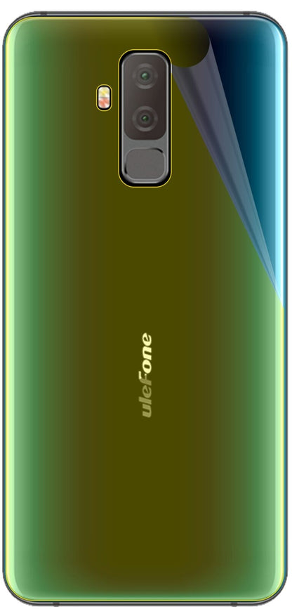 dipos Displayschutz für Ulefone T2 Rückseite, transparente Oberfläche, geringe Dicke und perfekte Passform