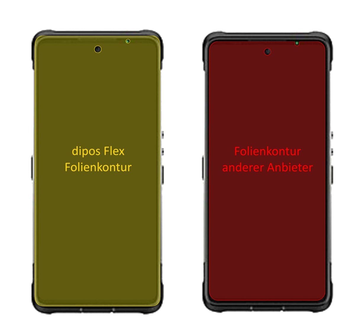 3x 3D Full Cover Schutzfolie für Ulefone Armor 10 5G