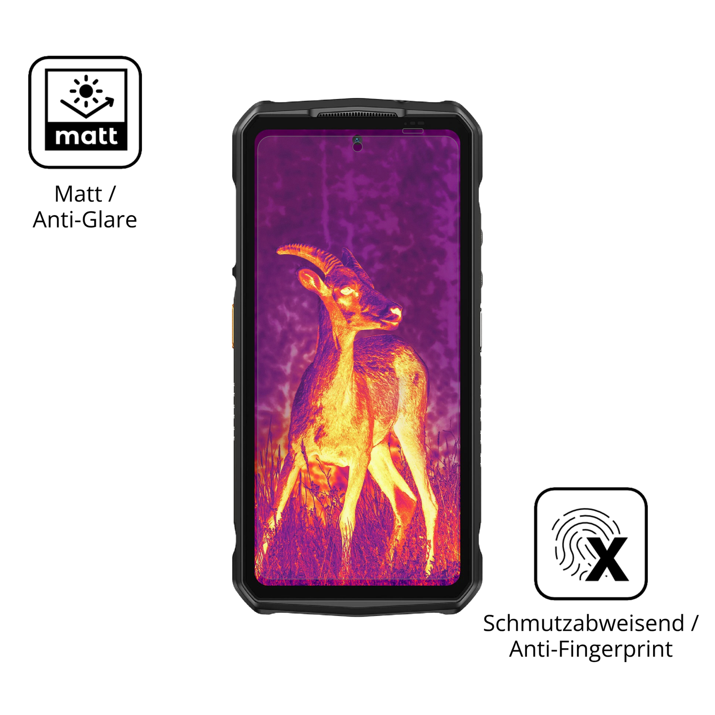 4x Schutzfolie matt für Ulefone Armor 29 Pro Display-Schutzfolie