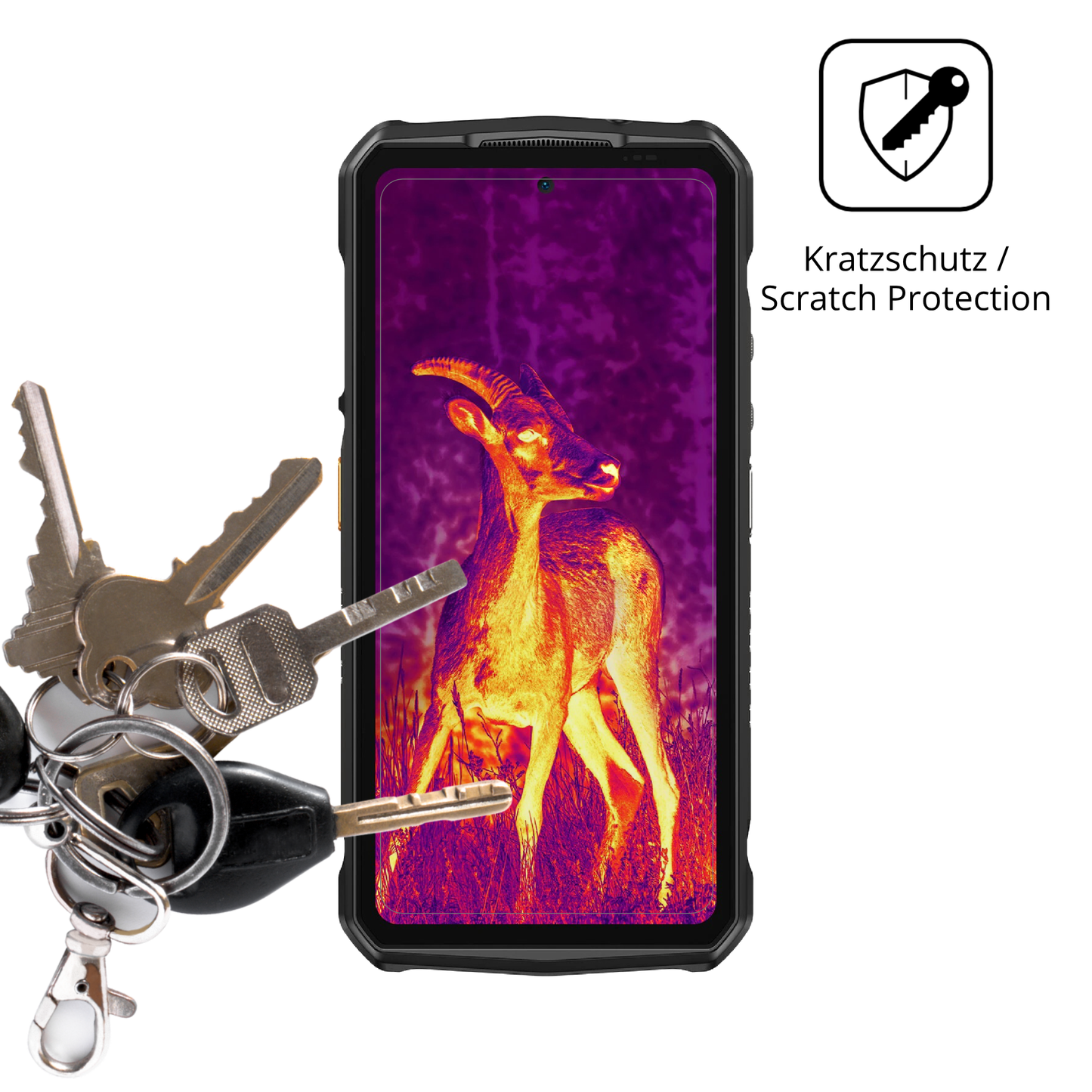 4x Schutzfolie klar für Ulefone Armor 29 Pro Display-Schutzfolie