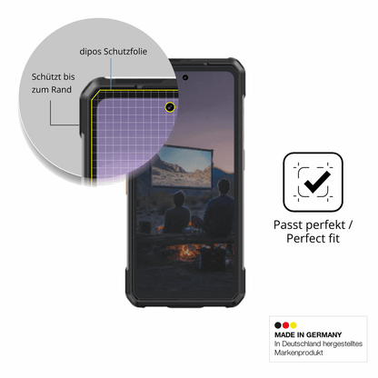Schutz gegen Kratzer auf dem Ulefone Armor 34 Plus Glas durch Schlüssel oder Ähnliches
