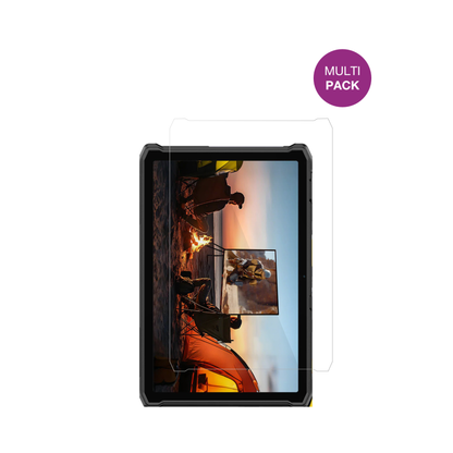 ulefonearmor pad 5 ultra mit aufgebrachter dipos Displayschutzfolie, glasklare Darstellung ohne Einschränkungen