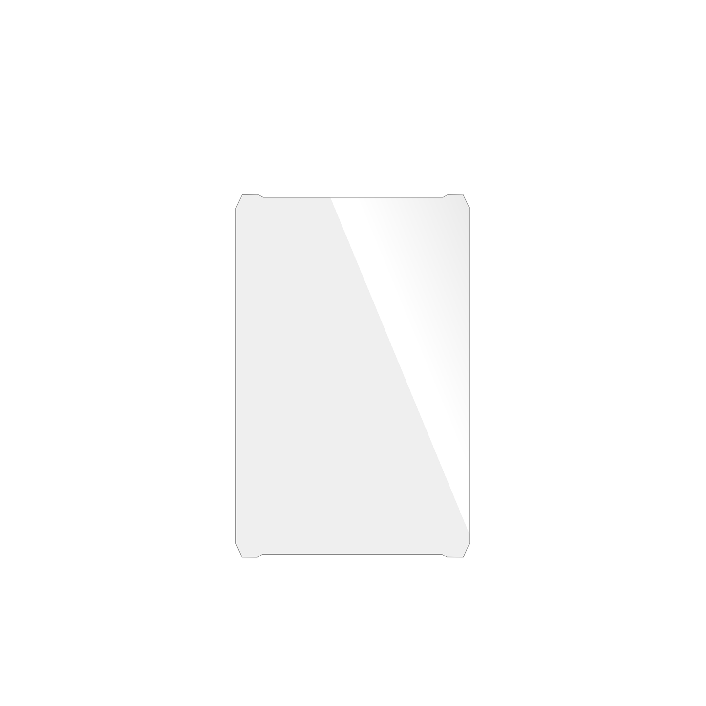 dipos Displayschutz für ulefonearmor pad 5 ultra, transparente Oberfläche, geringe Dicke und perfekte Passform