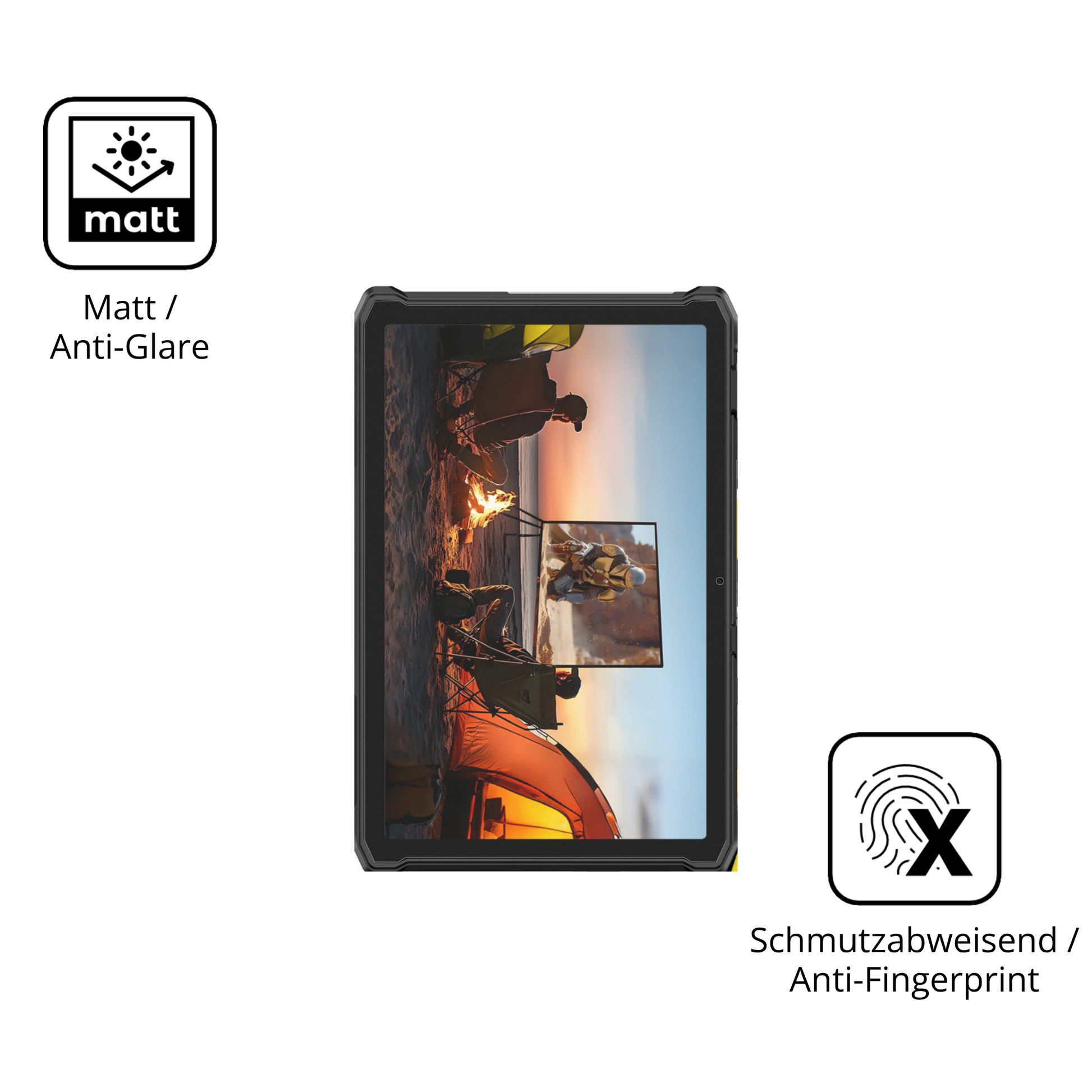 9H Hartbeschichtete, flexible Folie passend zugeschnitten für ulefonearmor pad 5 ultra