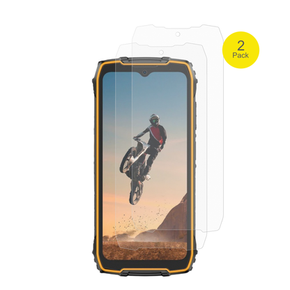 UlefoneRugKing 4 Pro mit aufgebrachter dipos Flex Schutzfolie, glasklare Darstellung ohne Einschränkungen