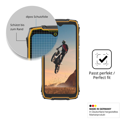 Besonders flexibler Displayschutz mit Anti-Shock-Schicht im Materialmix