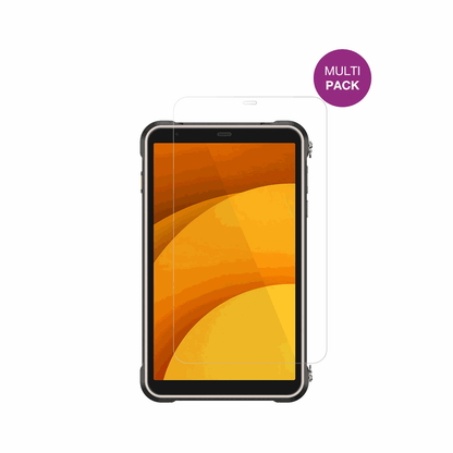 UlefoneRugKing Pad Pro mit aufgebrachter dipos Displayschutzfolie, glasklare Darstellung ohne Einschränkungen