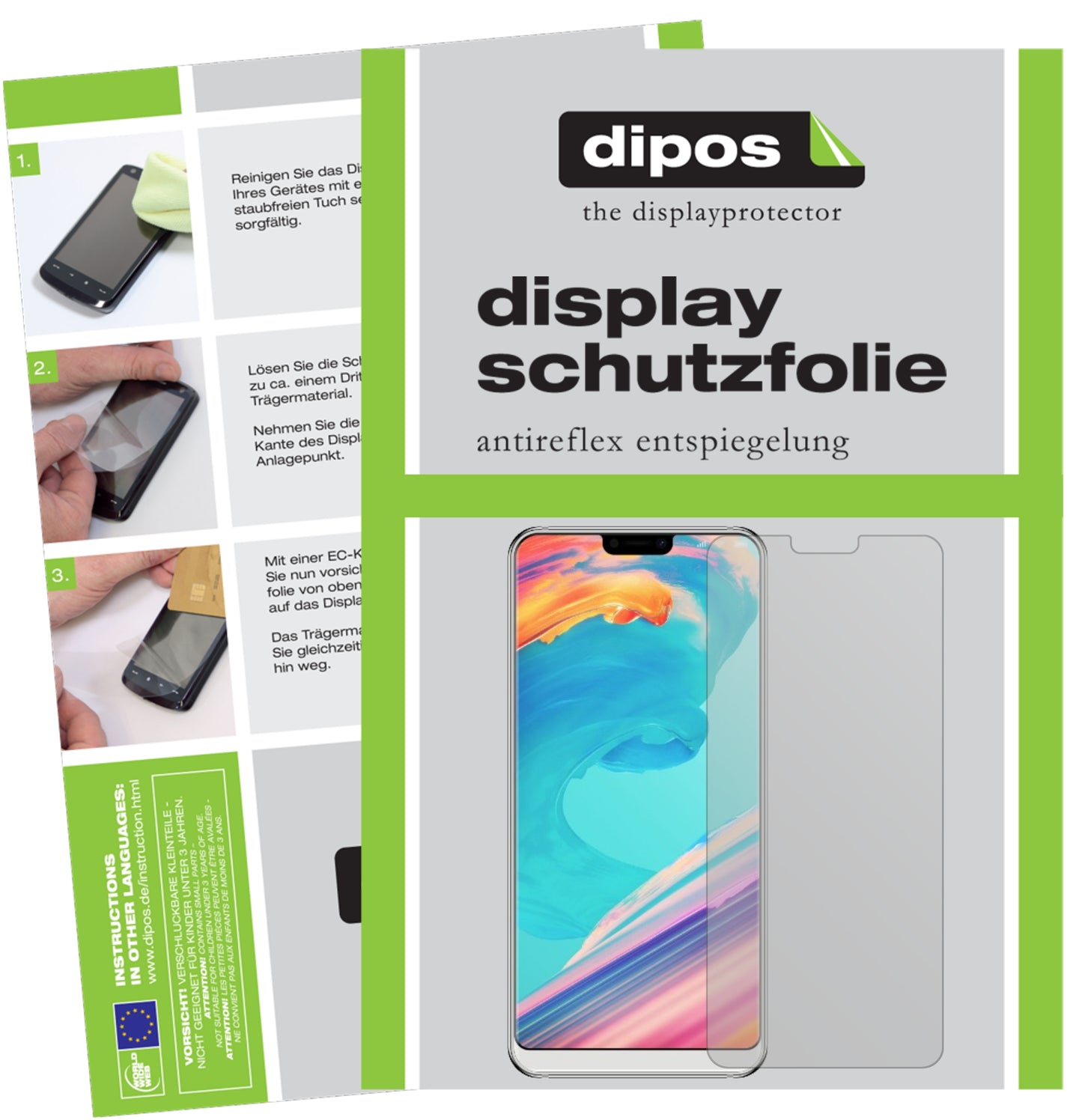 Mattes Panzerglas: Entspiegelte, dünne Folie, Fingerabdruckresistenz und Bildschirmschutz für Ulefone-T2 Pro