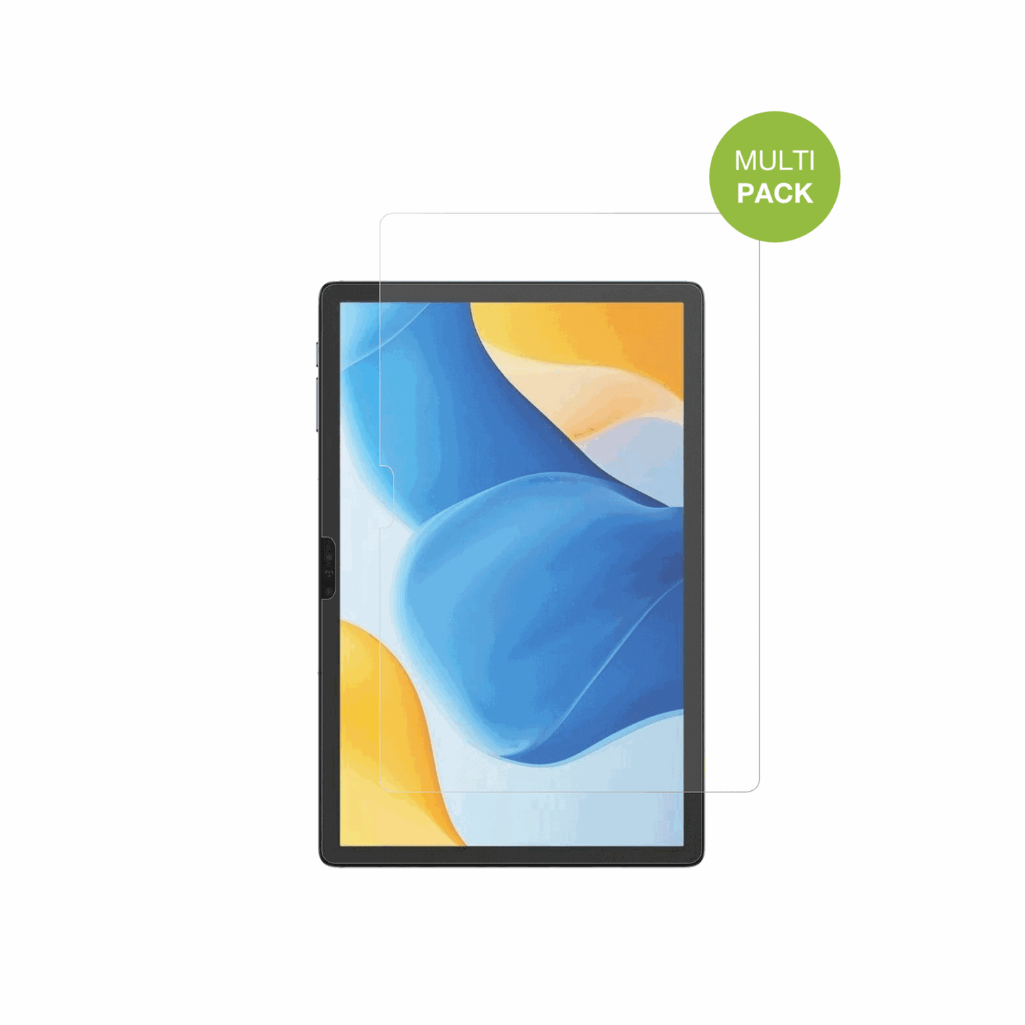 ulefonetab a10 mit aufgebrachter dipos Displayschutzfolie, die lästige Fingerabdrücke minimiert