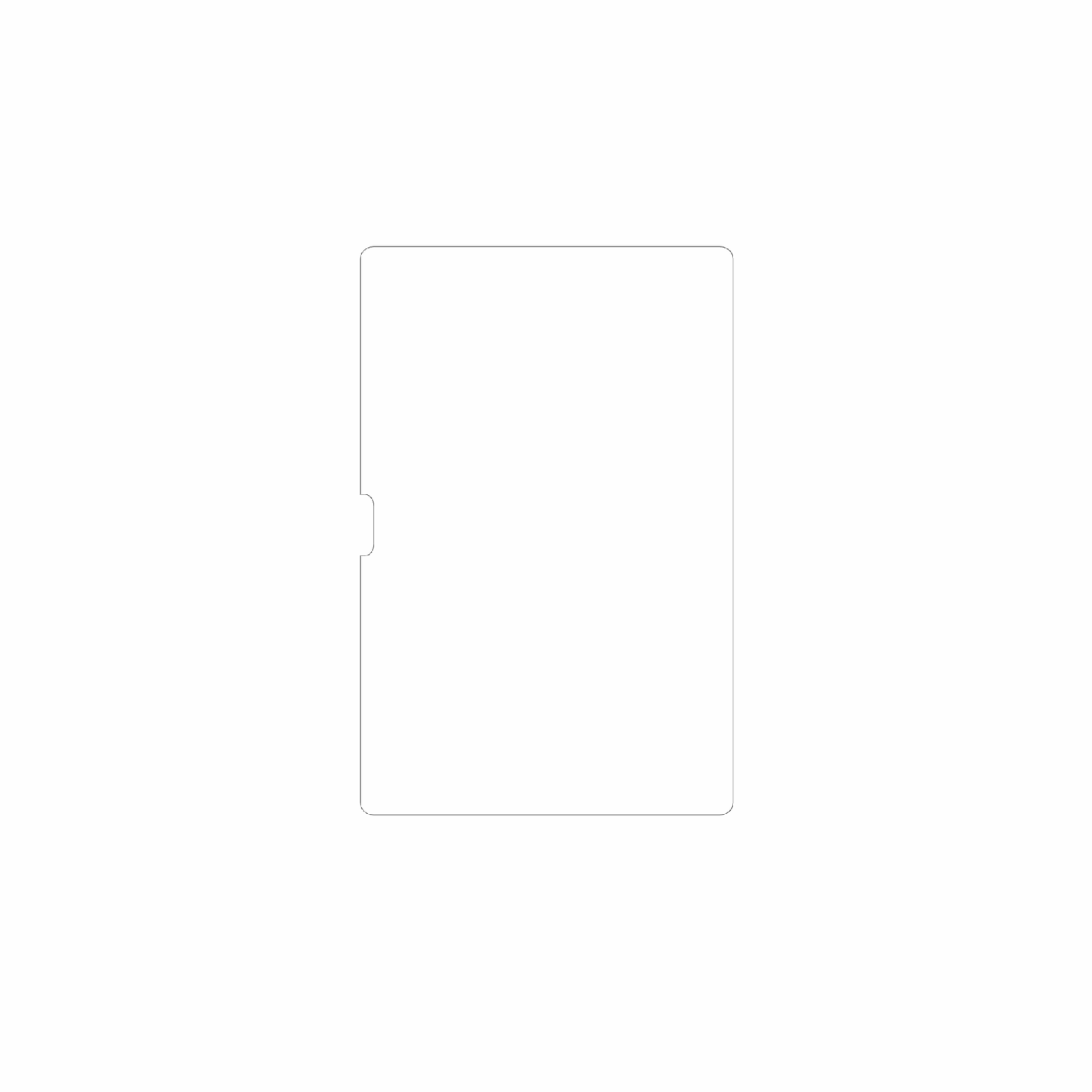 dipos Displayschutz für ulefonetab a10, mattierte Oberfläche, geringe Dicke und perfekte Passform