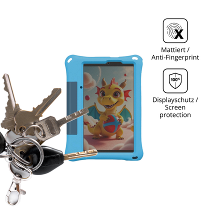 dipos Displayschutz für ulefonetab a9 pro kids, mattierte Oberfläche, Blickschutzfilter und perfekter Passform