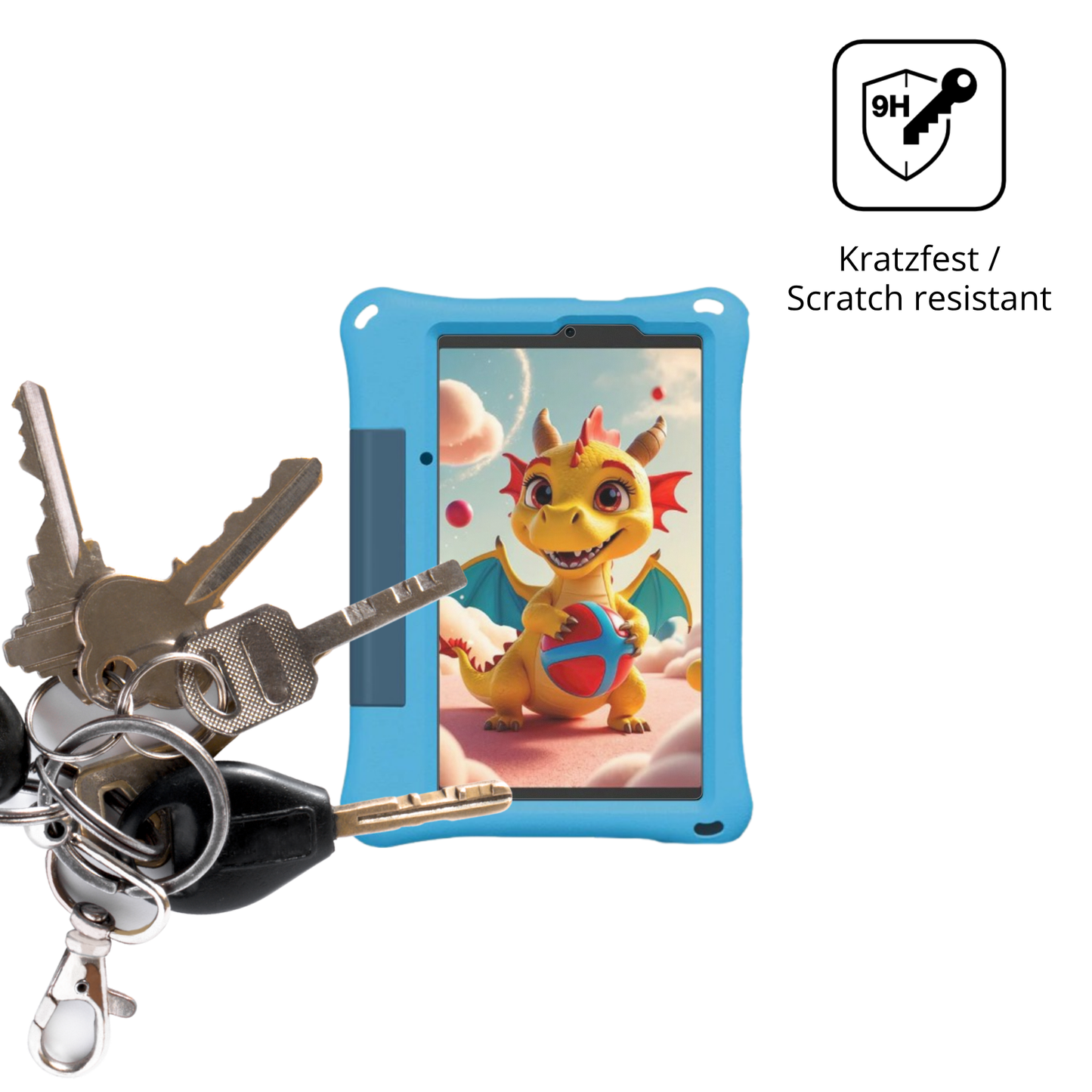 dipos Displayschutz für ulefonetab a9 pro kids, mattierte Oberfläche, robuste Festigkeit und perfekte Passform