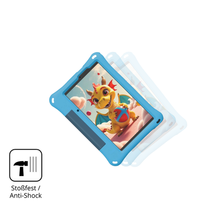 Schutz gegen Kratzer auf dem ulefonetab a9 pro kids Glas durch Schlüssel, Stöße gegen die Tischkante oder Stürze