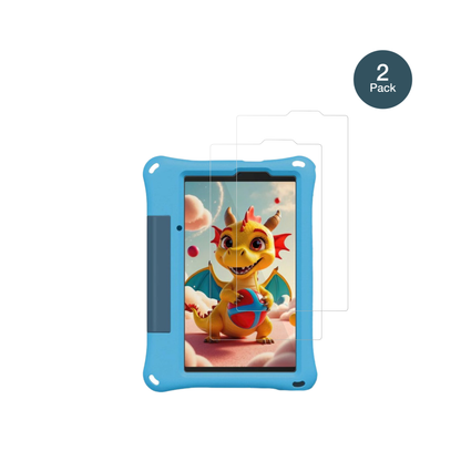 ulefonetab a9 pro kids mit aufgebrachter dipos Flex Schutzfolie, glasklare Darstellung ohne Einschränkungen