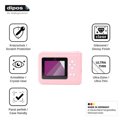 4x Schutzfolie klar für Akozon Compact HD Display-Schutzfolie