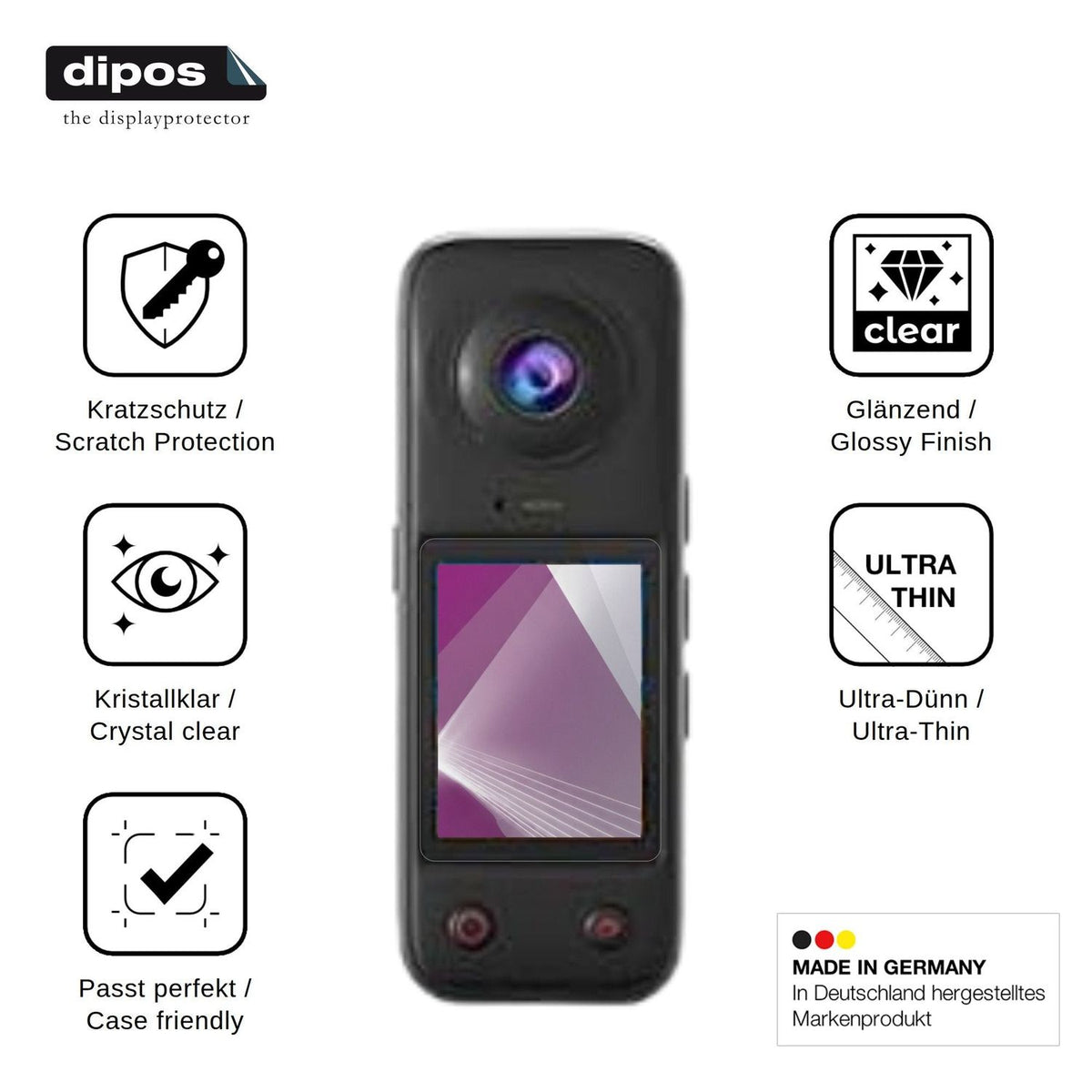 4x Schutzfolie klar für BLKE S X5 Pro Display-Schutzfolie