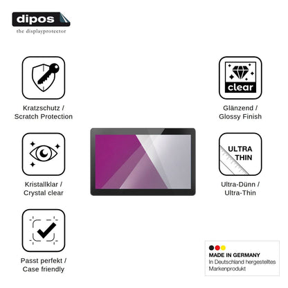 2x Schutzfolie klar für Elo TouchSystems I-Series 3 ESY15i3 Display-Schutzfolie