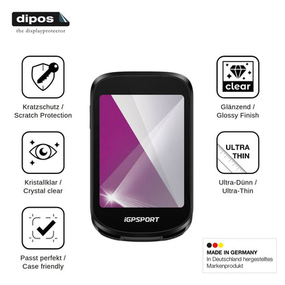 4x Schutzfolie klar für iGPSPORT BSC200 Pro Display-Schutzfolie
