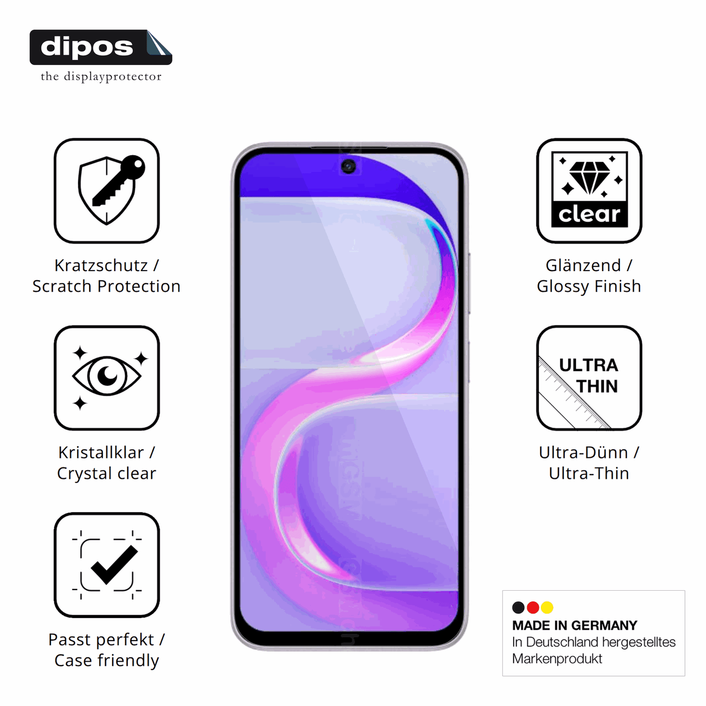 Displayschutz hergestellt in Deutschland, h�chste Qualit�t made in Germany