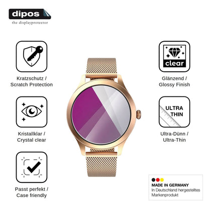 6x Schutzfolie klar für MaxCom FW44 Gold 2 Display-Schutzfolie