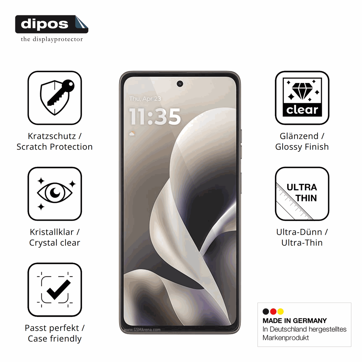 Displayschutz hergestellt in Deutschland, h�chste Qualit�t made in Germany
