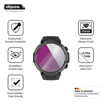 6x Schutzfolie klar für Neow W-Watch 1.39 Display-Schutzfolie