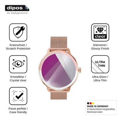 6x Schutzfolie klar für PROTKPETS DR03 Display-Schutzfolie