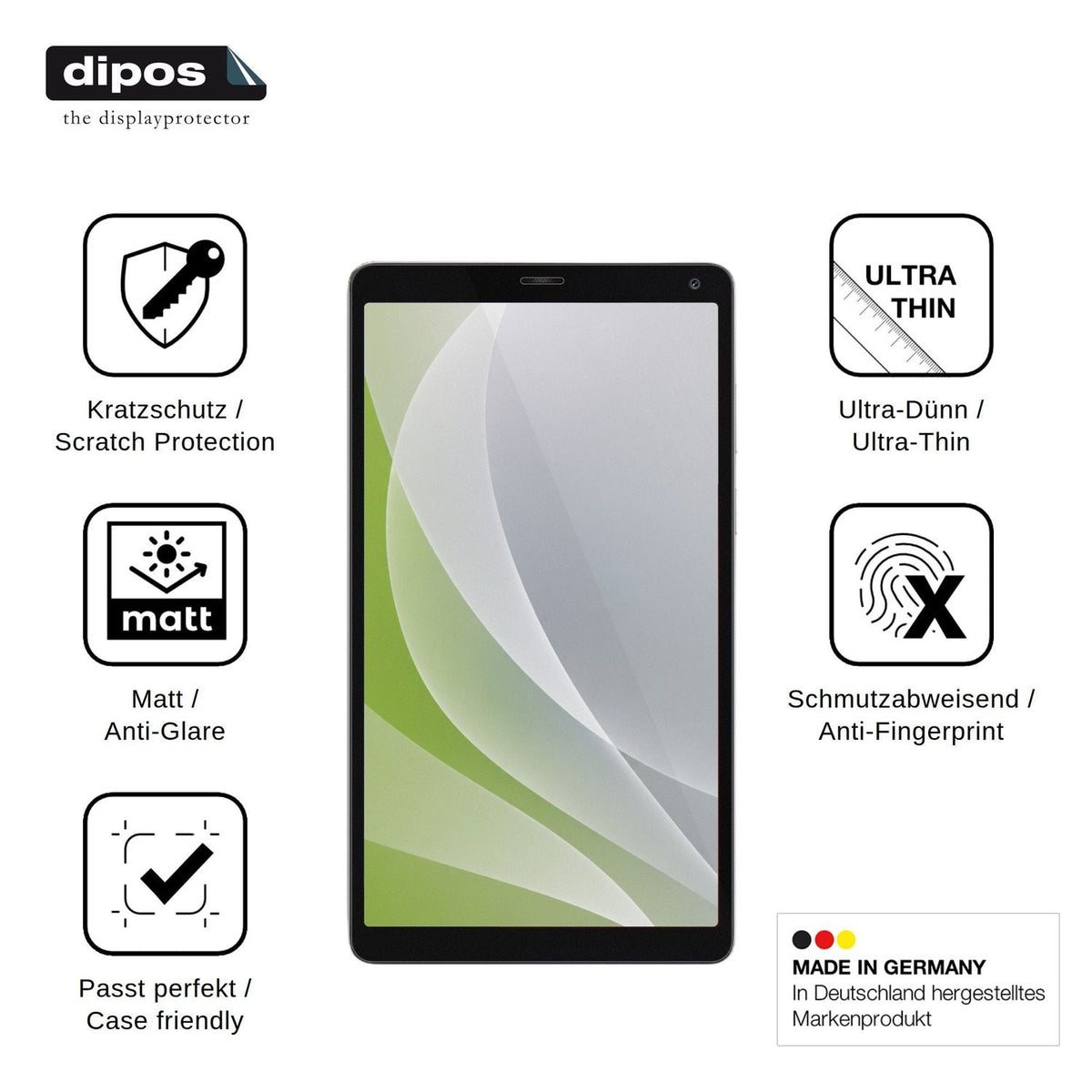 4x Schutzfolie matt für Blackview Wave 3 Display-Schutzfolie
