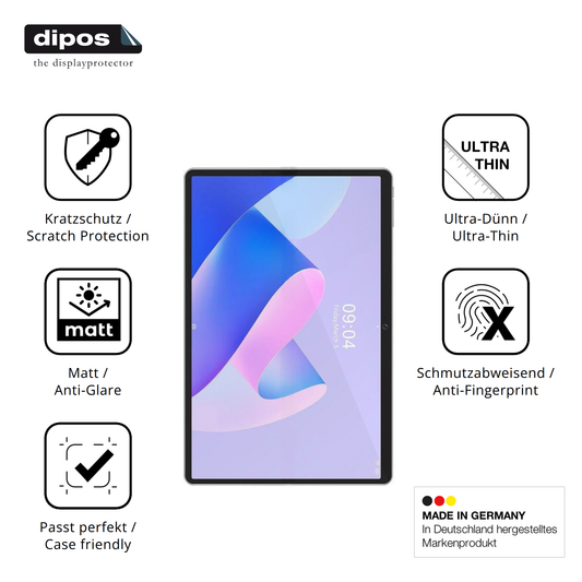Displayschutz hergestellt in Deutschland, höchste Qualität made in Germany