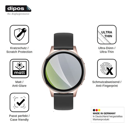 6x Schutzfolie matt für Fitdafit Smartwatch Damen Rund 1.27" HD Display-Schutzfolie