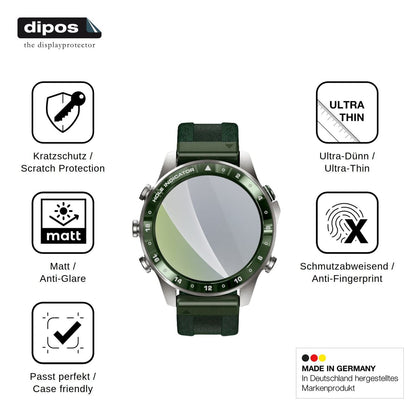 6x Schutzfolie matt für Garmin MARQ Golfer Gen 3 Display-Schutzfolie