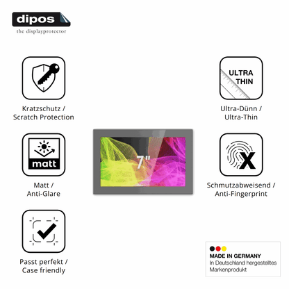 Displayschutz hergestellt in Deutschland, höchste Qualität made in Germany
