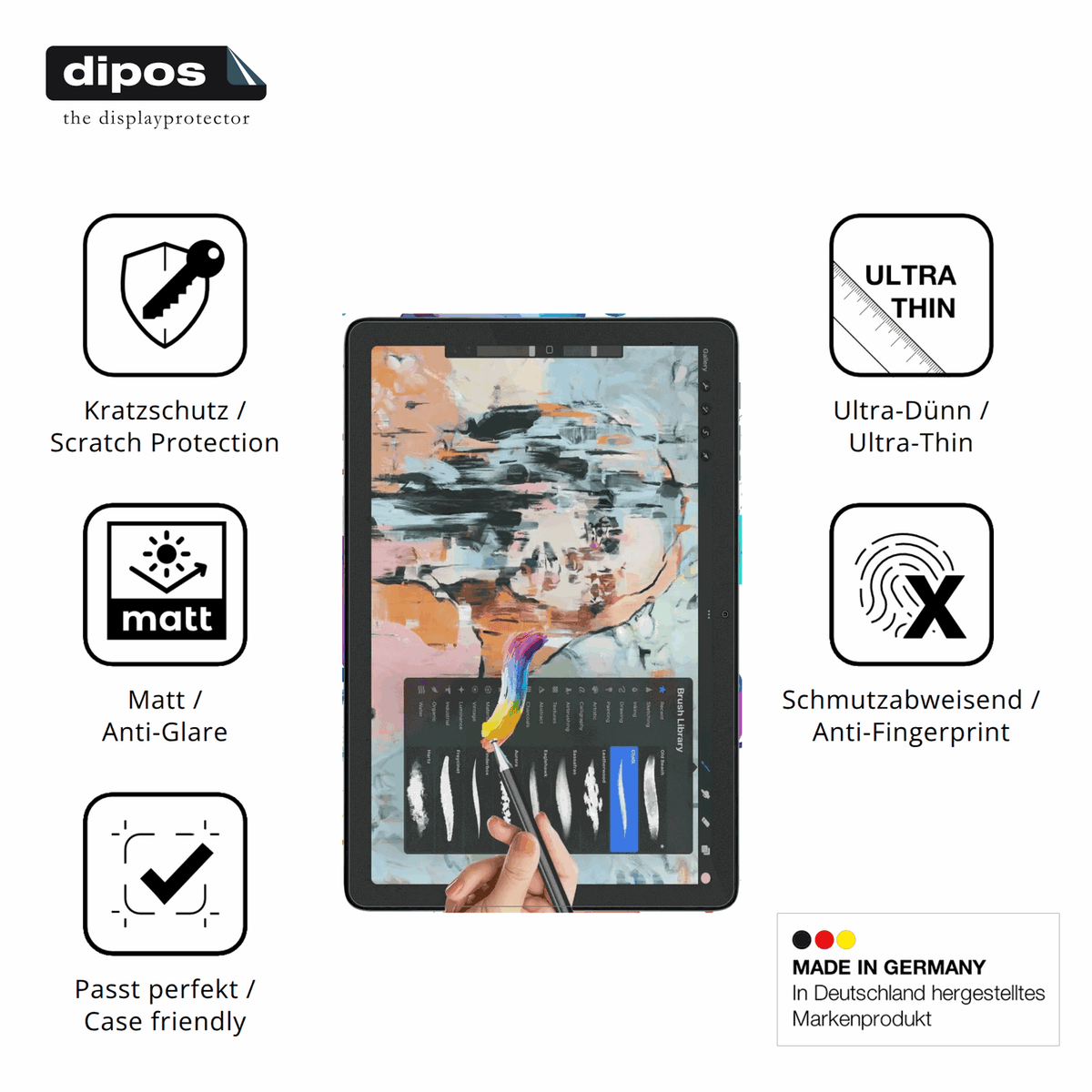 Displayschutz hergestellt in Deutschland, h�chste Qualit�t made in Germany