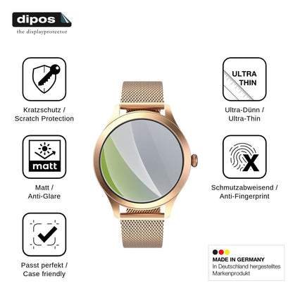 6x Schutzfolie matt für MaxCom FW44 Gold 2 Display-Schutzfolie