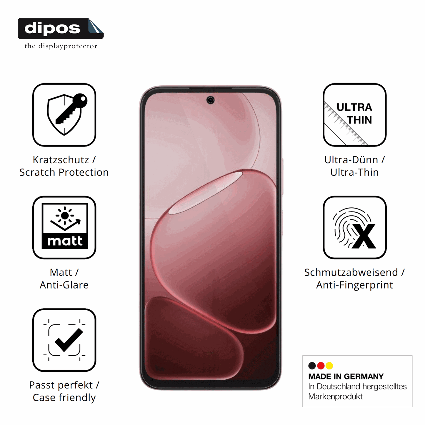 Displayschutz hergestellt in Deutschland, h�chste Qualit�t made in Germany