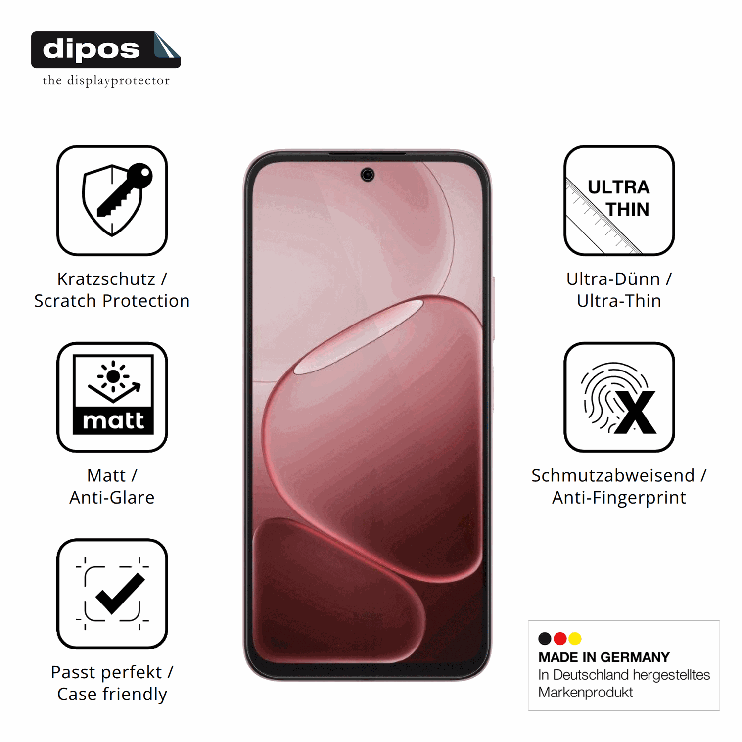 Displayschutz hergestellt in Deutschland, h�chste Qualit�t made in Germany