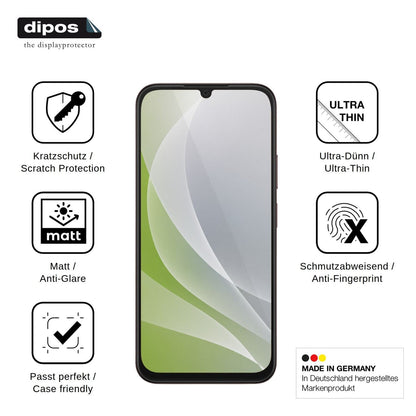 4x Schutzfolie matt für Oppo K14 Lite Display-Schutzfolie