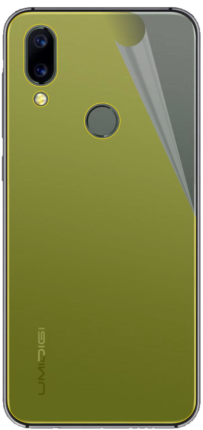 dipos Displayschutz für Umidigi A3S Rückseite, transparente Oberfläche, geringe Dicke und perfekte Passform