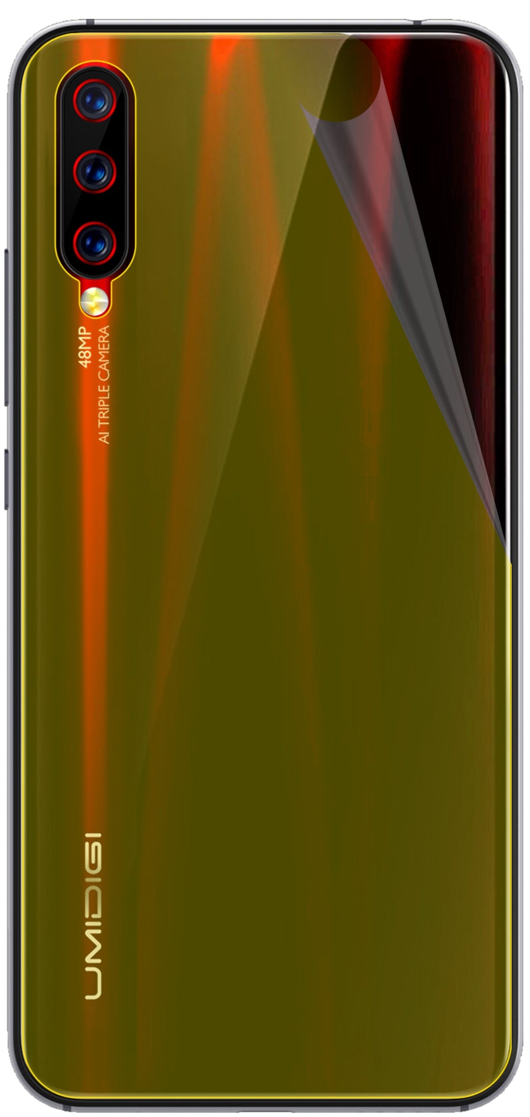 dipos Displayschutz für Ulefone X Rückseite, transparente Oberfläche, geringe Dicke und perfekte Passform