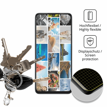 dipos Displayschutz für Umidigi A75x, transparente Oberfläche, perfekte Passform auch für die Rundungen
