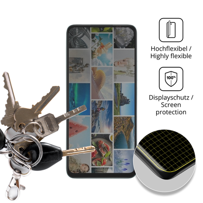 dipos Displayschutz für Umidigi A75x, mit Blickschutzfilter und perfekter Passform auch für die Rundungen