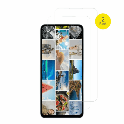 UmidigiA75x mit aufgebrachter dipos Displayschutzfolie, glasklare Darstellung ohne Einschränkungen