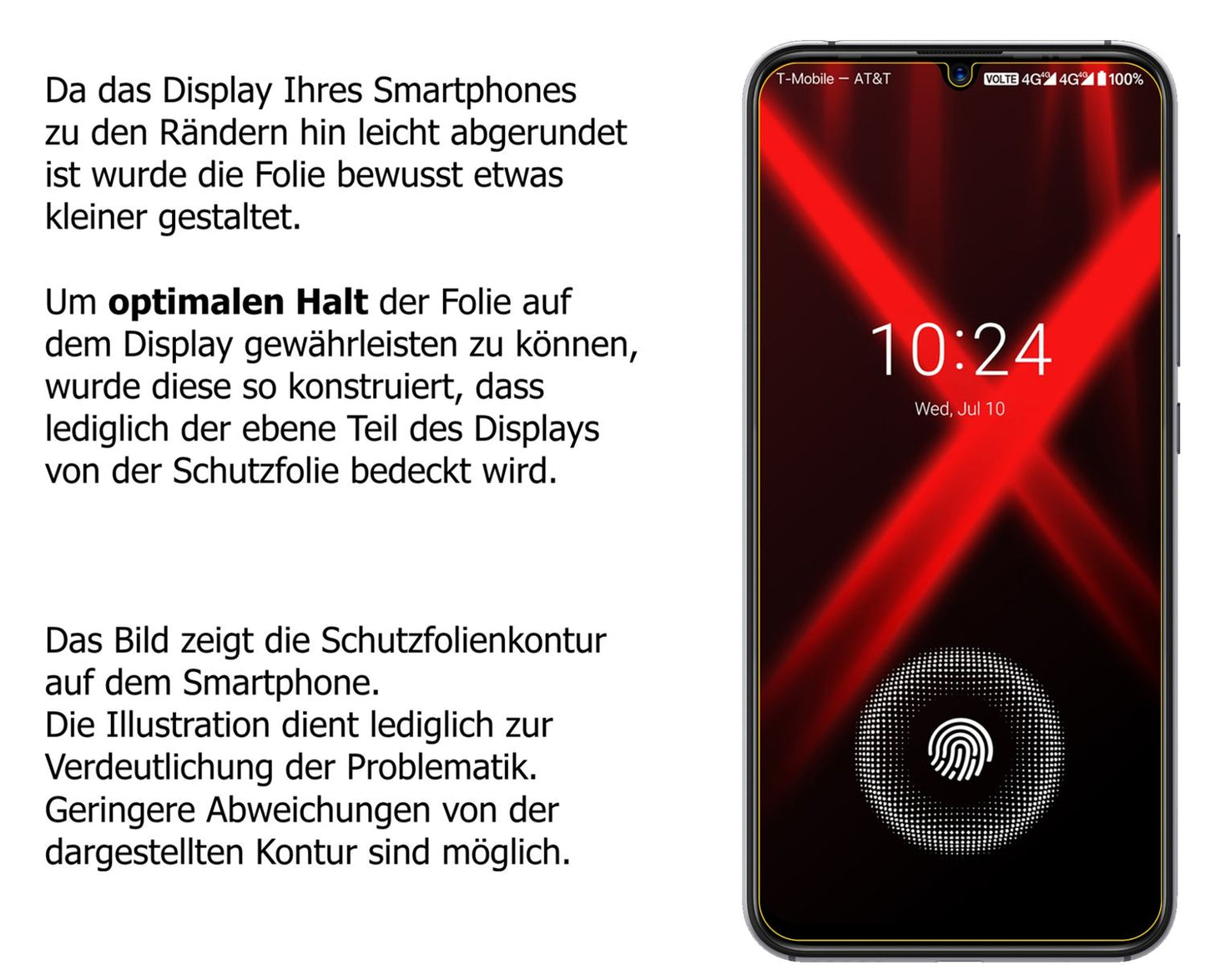 2x Schutzfolie klar für Umidigi X Display-Schutzfolie